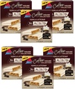 Atkins Coffee House Meal Bar, Vanilla Latte, 16g Protein, 4g Net Carbs, 2g Sugar, 13g Fiber, Dibuat dengan Real Coffee, 5 Count (Paket 6)