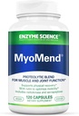 Enzyme Science Myomend - Joint Support - Formulated with Bromelain, Rutin, Nattokinase and Serrapeptase - Enzyme Health Supplemen - Vegan dan Kosher - 120 Capsules