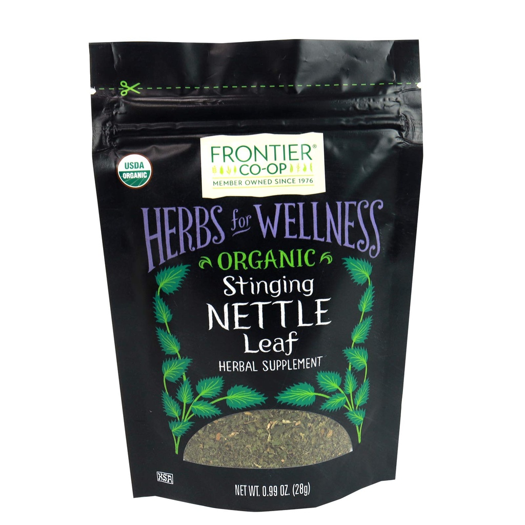 Frontier Co-op Organik Potong dan Dijinakkan Stinging Nettle Leaf 0.99oz