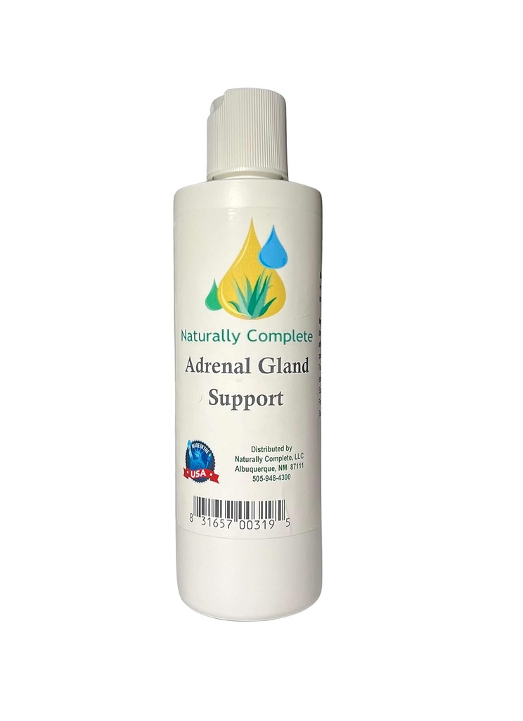 Dukungan Kelenjar Adrenal Lotion 8 oz Bottle 124; Non- GMO 124; Tidak ada Soy 124; Unscented Hoble 124; Made In The USA
