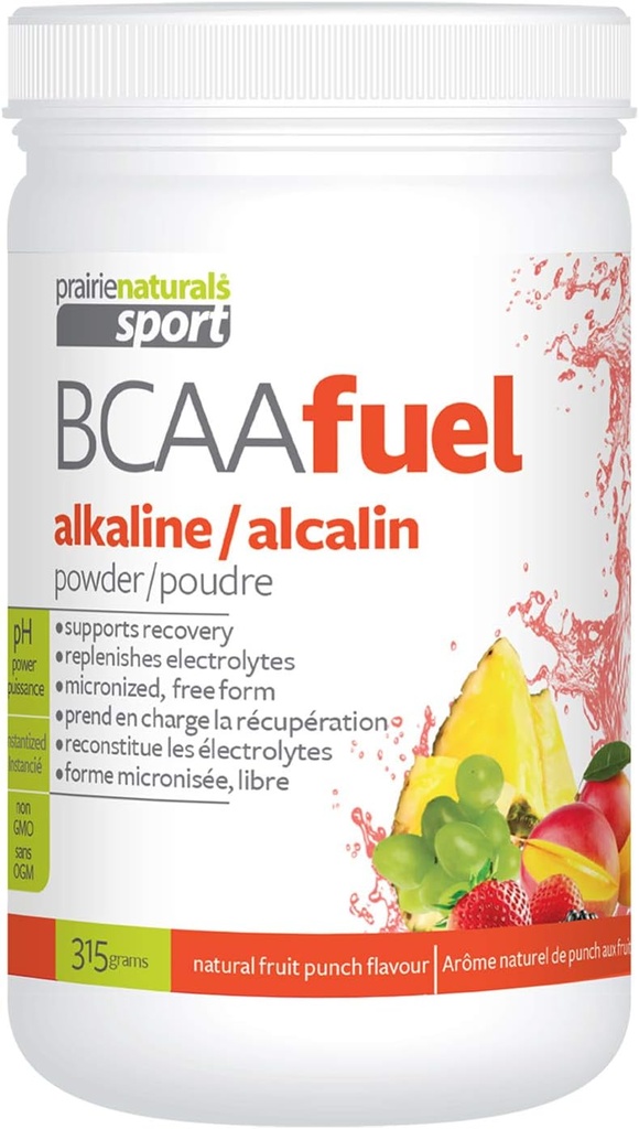 PH Prairie Balanced BCAA Fuel, Fruit Punch, 11.2 Ounce
