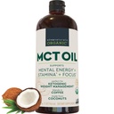 Viva albuls Organic MCT Oil, 32 fl oz - MCT Oil untuk Coffee, USDA Organik, Non-GMO, Paleo Disertifikasi & Keto Friendly, Support Energi & Mental Clarity