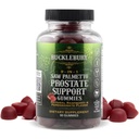 BUCLEBURY 9-1 Natural Saw Palmetto Gummies dengan Raspberry & Poteciate Flavor - Plant - Based Prostate Suppport Suplemen untuk Kesehatan Mens Bladder, Pertumbuhan Rambut dan Penenan Dukungan