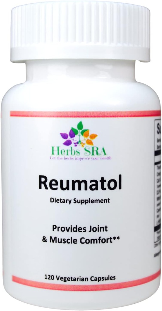 Herbs SRA- Suplemen Natural untuk Kesehatan Gabungan Enhanced, Mobility & Comdure-Advanced Dukung Formula -120 Vegetable Capsules.