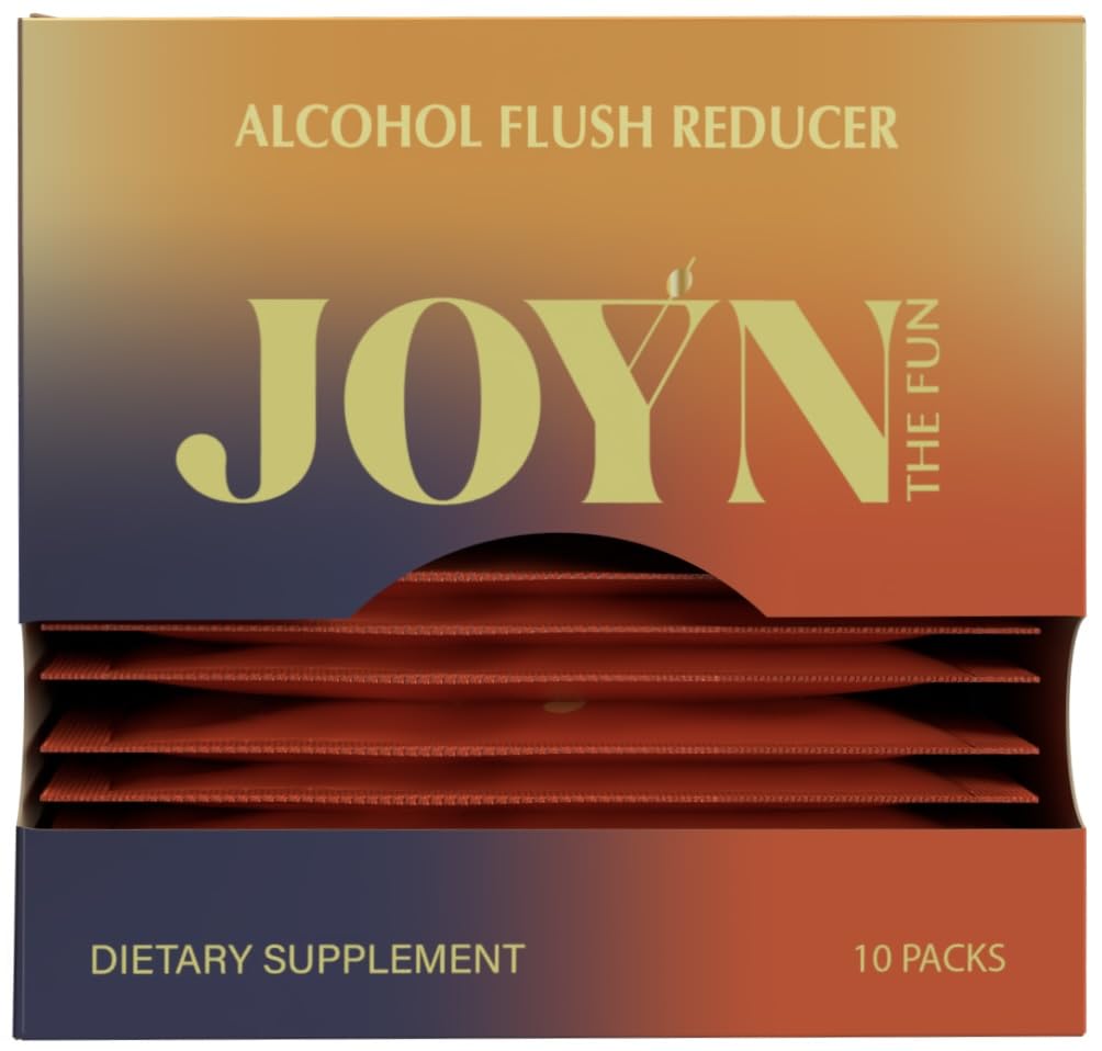 Tambahan JOYN untuk Pencegahan Flush Alkohol, Detox, Dukungan Liver, Bantuan Glow Asia 124; Merasa Lebih Baik Sebelum & Setelah Minum 124; Vitamin dengan DHM, Milk Thistle, Glutathione, Vitamin B12,