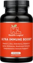 Pertahanan Logics Kesehatan! Kapsul dengan Vitamin C, Zinc, Elderberry, Vitamin D, Lysine, Echinacea, dan Mushroom Extracts untuk powerful Antioksidant Ammune Dukungan, 60 Veggie Caps