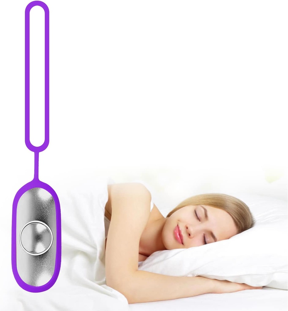 Sleep Aid Device, Handheld Aid Instrument with Microcurine Pulse Slest Technology for Impreve Sleep Quality, Purple