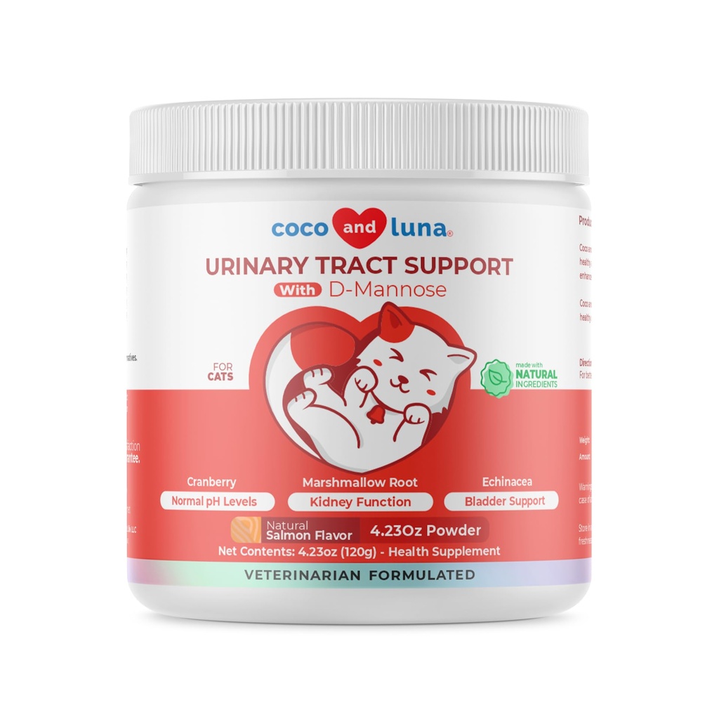 Cranberry for Cats - Incontinuence Support, Urinary Trakte, Cat UTI, Bladder Dupder, 120g Powder