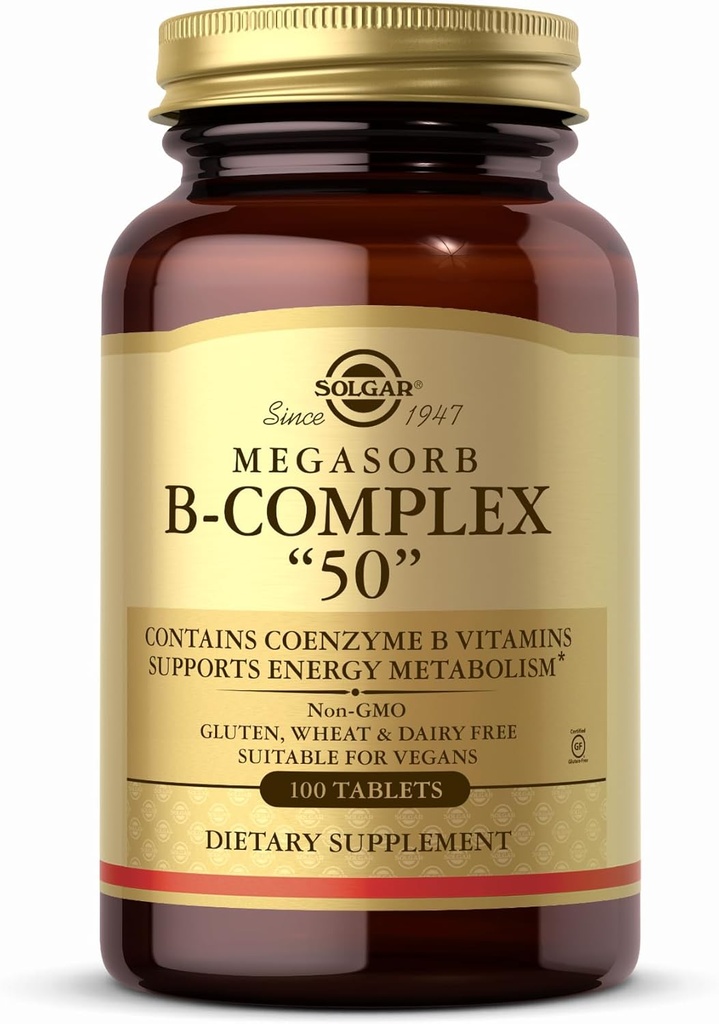 Solgar - MegasOrb B- Kompleks "50", 100 Tablet