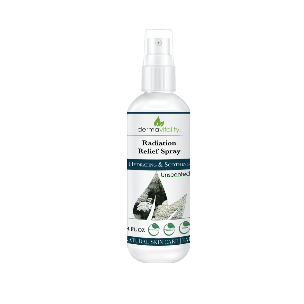 Radiasi Burn Relief Spray - Calendula Spray for Radiasi Treatment, Unscented, Fragranted Free, Natural Organic Plant Based Moisturizing Sooling untuk Itchy and Sensitive Skin - 4 ons