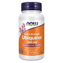 Suplemen SEKARANG, Ubiquinol 200 mg, Biotersedia Tinggi (Bentuk Aktif CoQ10), 60 Softgels