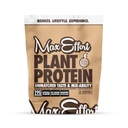 MaX EFFORT Plant Protein Powder, 19 G Pea Protein, Plant Based, Gluten Free, Low Carb, Protein Shake atau Smoothie Mix, Pengganti Makanan, Tanpa Gula Substhues, Coklat Peanut Butter, 20 Srvg
