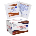 Dynarex Povidment-Iodin Prep Pads, jenuh dengan Povidone Iodin 10%, Obat-Grade Antiseptic Wipes Digunakan untuk Prepping Prior Minor Procexes, Medium, 1 Kasus dari 100 Pads Prep