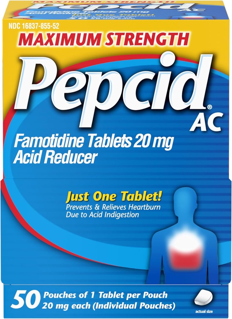 Ppicid AC Maksimal Kekuatan Relief Tablet Heartburn, OTC Medicine Prevents & Relieves Heartburn & Acid Reflux