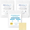 High Performance Stop Bleeding Gauze Pads - 3- Sterile (2 "x2"): 124; Hemostatic Wound Dressing for Cuts & First Aid Kits 124; Sterile, Drug-Free, Fast Clotting Pads