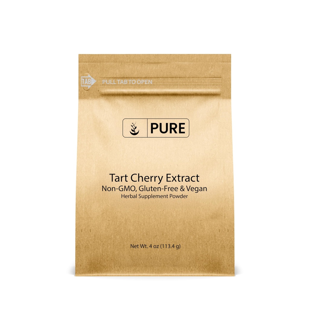 Murni Asli Ingrediens Tart Cherry Ekstraksi (4oz) Non- GMO, Vegan, Tidak Ada Pengisi atau Additives, Suplemen Herbal