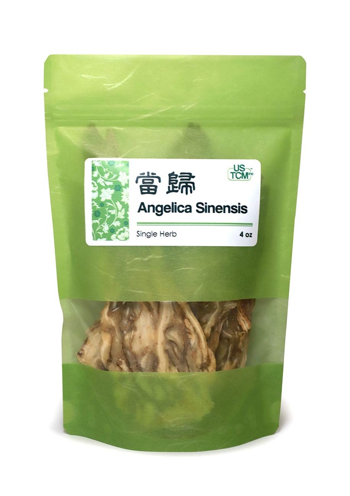 New Packaging Angelica Sinensis Root, Dang GUI Pian, Dong Quai Cut Iris 4 oz.