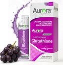 Aurora Nutrasains Micropomal Liquid Glutathione, Imune & Antioxidant Gut Health Suplemen, 500 mg per Serving, Gluten Free, Non-GMO, Sugar-Free, 10 Single-Serve Packets