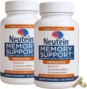 Natural Brain Booster for Memory, & Brain Health (2 Pack, 120 Kapsul)