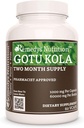 Anutrisi Remedy Gotu Kola (Brahmi) 124; 1.000 mg, 60 Vegan Herbal Diet Suppplemen Dua Bulan