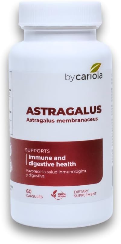 Astragalus Root Kapsules - Lampiran Dukungan Immune & Digetical - Formula Natural, Boosts Energy, Imporestives Distable - Astragallus Melbranaceus Extract - 60 Count (30 Servings)