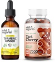 Wild & Organic Turmeric Ginger Tasture 2 fl oz & Tart Cherry Gummies