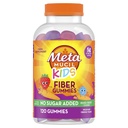 Metamucil Kids Fiber Gummies, No Sugar Added, 5g Prebiotic Plant - Based Fiber Suplemen Blend, Mixed Berry Flavored, 120ct Gummies