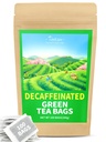 TeeLux Decaf Green Tea Bags, Tea Hijau Yang Murni, Super Antioksidan, 100 Tea Bags untuk Hot & Iced Tea