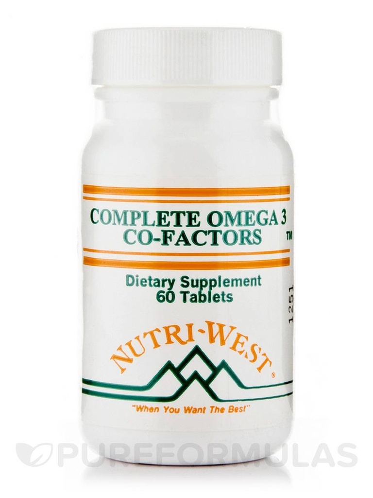 Lengkap Omega-3 Co-Factors (Dewasa Formula) - 60 Tablet oleh Nutri Barat