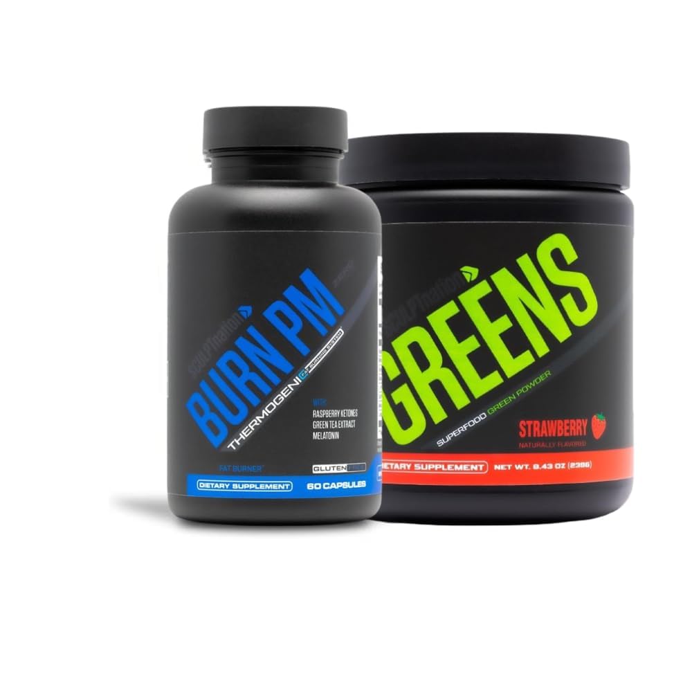 Skulpt Nation by V Shred Burn PM and Premium Greens Strawberry Bundle