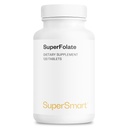 SuperFalocation 400mcg / 4g per hari (Patented & Biovable) - Quatrefolic 5- MTHF Suplemen - Aktif Folate Vitamin B9 124; Non-GMO & Gluten Free - 120 Tablet