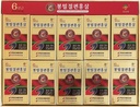 Pocheon 200g (10ea X 20g) 6Years sliced Korean Panax Red Ginseng Roots with Honey, Saponin, Natural Immune Support