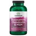 Swanson Glucosamin Chondroitin MSM (methylsulfonymetana) 3- in- 1 Formula Combility Fleksibility Comfort Cartilary Contilage Atsult Health Suppport Dietary Tablet 240 (Tab)