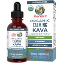 MaryRuth Organics, Herbal Supplement Drop, Calstice & Relaxation, Pack of 1, USDA Kava Root, Sugar / Gluten Free, Dukung Tidur, Tenang & Stress Relief, Vegan, Non-GMO, 30 Servings