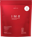 IM8 Harian Ultimate All-in 1 Multivitamin Suplement, 92 Nutrient Rich Ingreations CoQ10, Progories, Vitamin, Hijau, GF, Acai Mixed Berry (30 Servings, Isi Pouch)