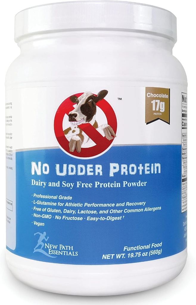 Tidak ada Udder Protein 14; Vegan Protein Powder 124; Soy Free Protein Powder 14; Chocolate 124; 17g Protein 14b