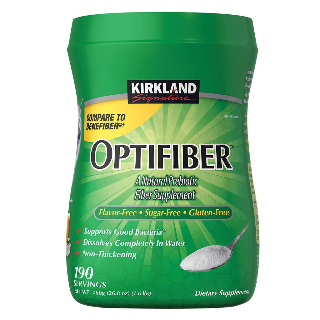 Kirkland Signature OPTIFIBER, 25,6 Ounces 190 Servings (2 Pack)