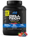 MuscleTech Creatine Monohydrate Powder - Cells-Tech Creatine Powder Post Workout Recout, Muscle Builder & Musclebuilding Creatine Suplemen - Frutine Punch, 6 lbs (56 Serv) - Packaging May Vary