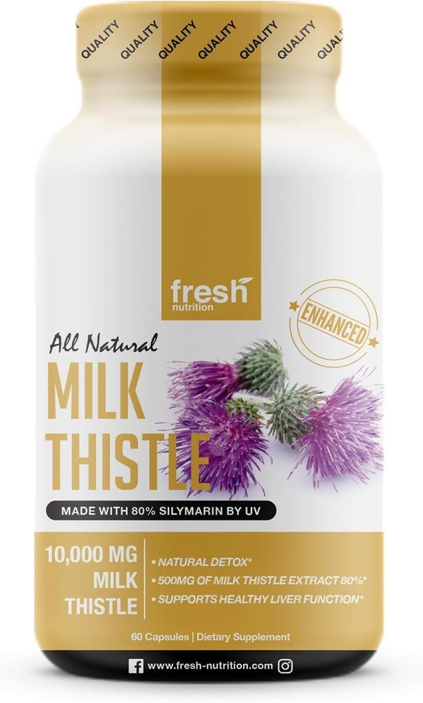 Segar Nutrition Milk Thistle Capsules (10,000mg)