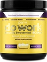 Perk Do Work BCAAs + Hydration Electrolytes Powder (Tentu Disajikan Lemon Flavored, 20 Pelayan) - dengan Coconut Water & Coconut Milk