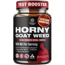 Horny Goat Weed for Men - Extra Power Male Suplement with Black Maca Root, Tongkat Ali, Saw Palmetto & Panax Ginseng Extract for Stamina & Energy - 180 Capsules