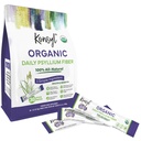 Konsyl Organic Daily Psyllium Fiber Stick Packs - On-The Go Fiber Suplement Powder - Convenient, AllAll- Natural Soluble Fiber, Gluten- Free & Sugar- Free, Vegan & Keto - 30 Paket