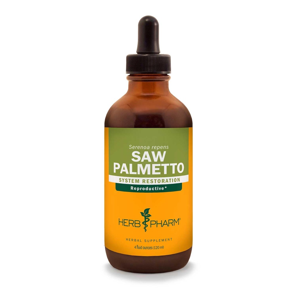 Herb Pharm Saw Palmetto Berry Extract for Prostate Support - 4 Ounce
