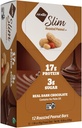 Kacang Coklat Hitam Nuro Slim, Protein 16g, gula 2g, 7g Fiber, Karb Low Net, Keto Friendly, Gluten Free, 12 Count