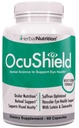 OcuShield Eye Health Vitamin Dukungan untuk Mata Sehat, Penglihatan Malam dengan Saffron, Lutein & Dalxanthin, Nutheents Eye untuk Melindungi Kesehatan Ocular, Satu Botol