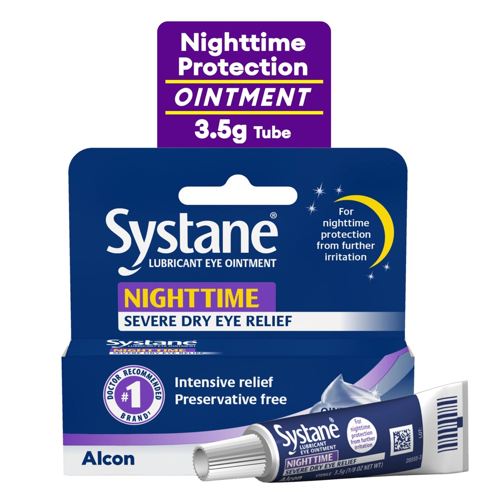 Systane Nighttime Lubricant Eye Overn3.5g Tube