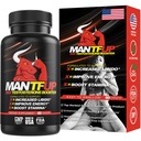 MANTFUP Vitalitas Enhancer untuk Pria 124; Fast--Acting Testosterone Booster & Daily Suplemen untuk Mendukung Kesehatan Pria & Libido 124; Potenciadores de Testosterona 124; Dibuat di USA (Tambahan 1 Bulan, 60 Caplets)
