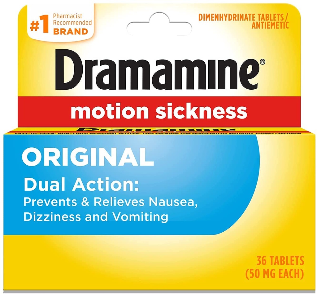 Dramamine 50mg tablet-36 ct by Dramamine