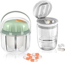 GloDeal Pill Organizer, Pill Crusher, Cutter dan Splitter