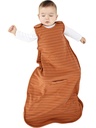 Woolino Merino Wool dan Oranic Cotton Ultimate Sleep Sack - 4 Season - Two-Way Zipper Adjustable Sleeping Bag - Universal Ukuran Sleep Sack untuk Bayi (2-24 Bulan) - Rust